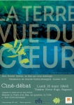 AFFICHE INVITATION A UN  CINÉ- DÉBAT - LUNDI 25 MARS  2024  - 20H  - au Théâtre Victor Hugo à Bagneux 92220